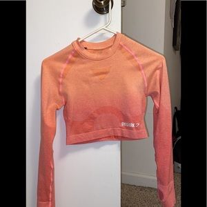 Gymshark ombré crop top